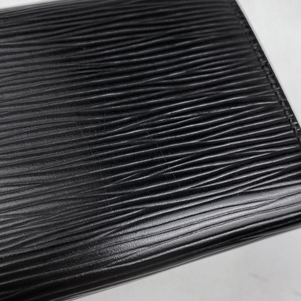 ルイ・ヴィトン ポルト モネ サーンプル 小銭入れ カード入れ コインケース エピ ノワール (ブラック) M63412 レディース 【中古】brbag