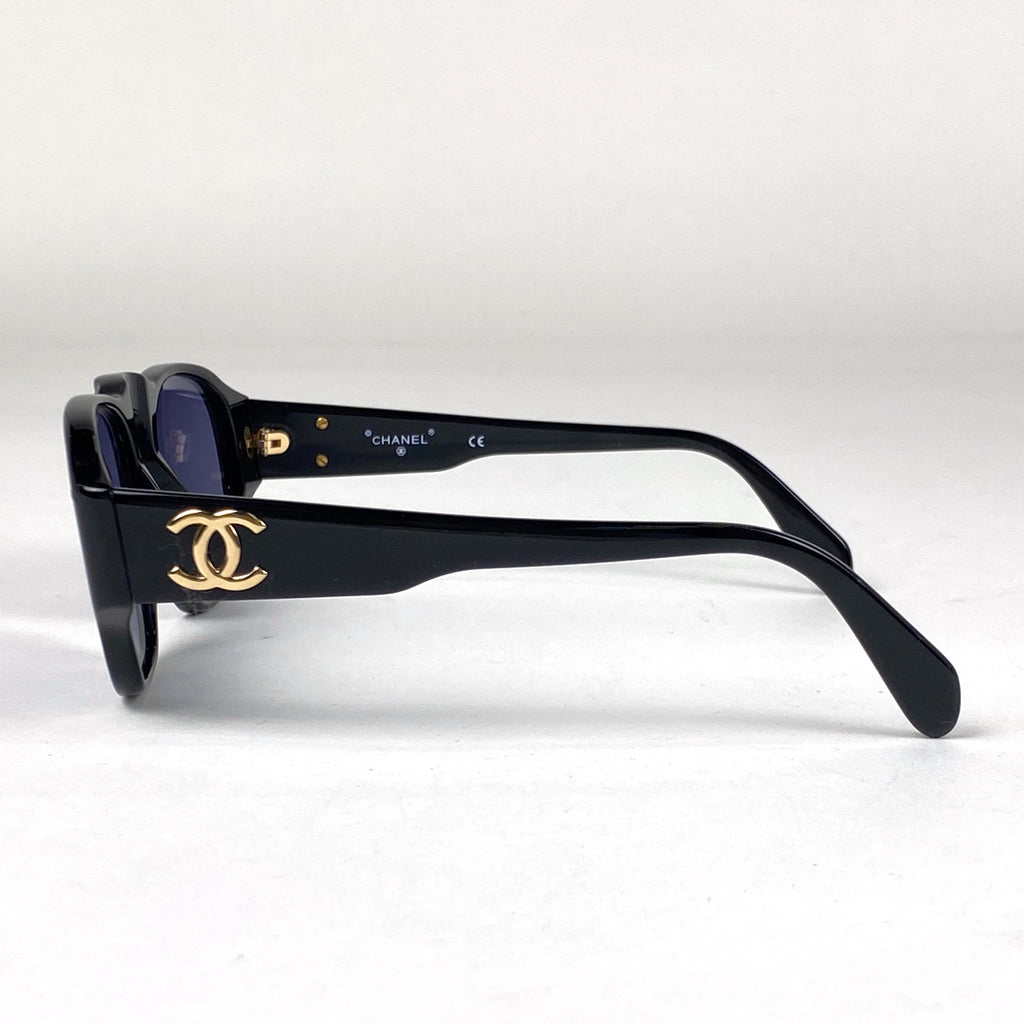 シャネル ココマーク サングラス アイウェア サングラス プラスチック ブラック 01452 レディース 【中古】brbag