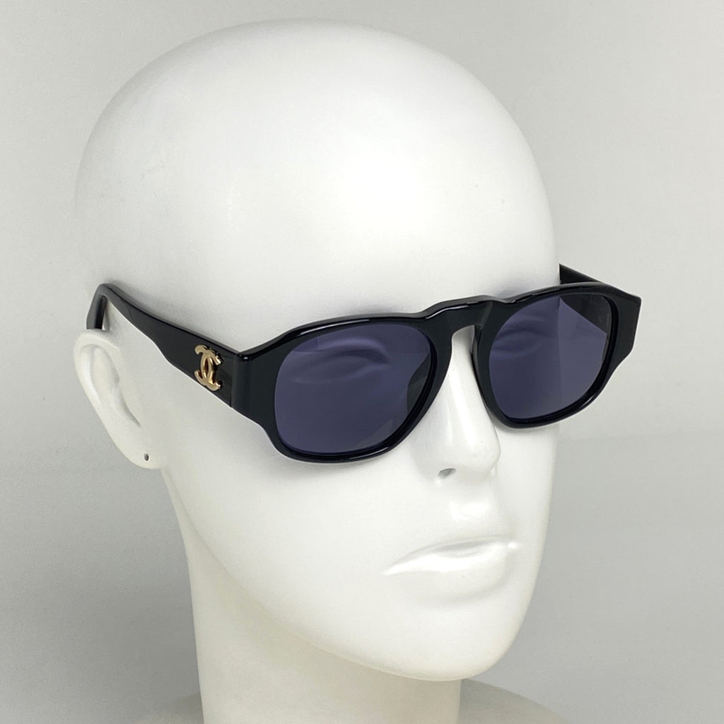 シャネル ココマーク サングラス アイウェア サングラス プラスチック ブラック 01452 レディース 【中古】brbag
