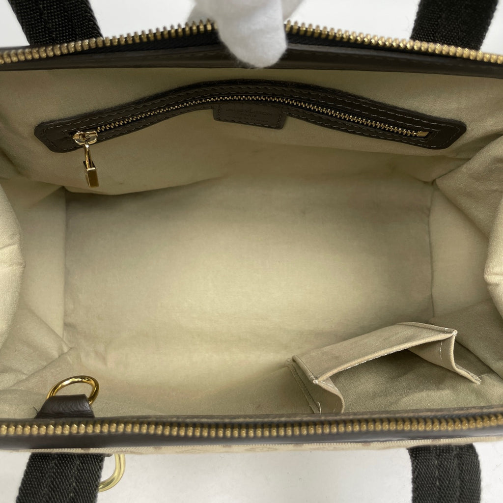 ルイ・ヴィトン ジョセフィーヌ PM 手提げ ハンドバッグ モノグラムミニ カーキ M92215 【中古】brbag