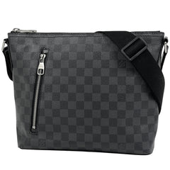ルイ・ヴィトン ミック PM 肩掛け 斜め掛け メッセンジャーバッグ ショルダーバッグ ダミエグラフィット ブラック N41211 メンズ 【中古】brbag