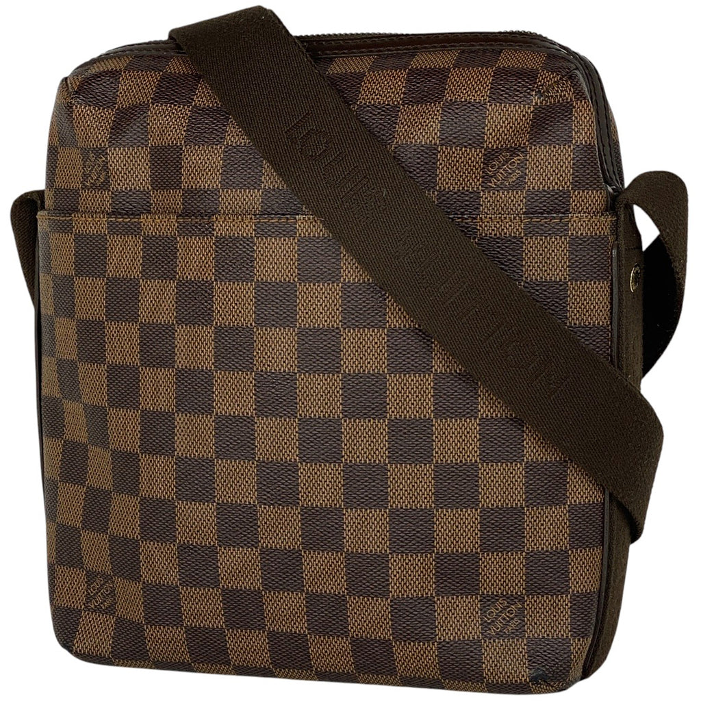 ルイ・ヴィトン トロター ボブール 肩掛け ショルダーバッグ ダミエ ブラウン N41135 レディース 【中古】brbag