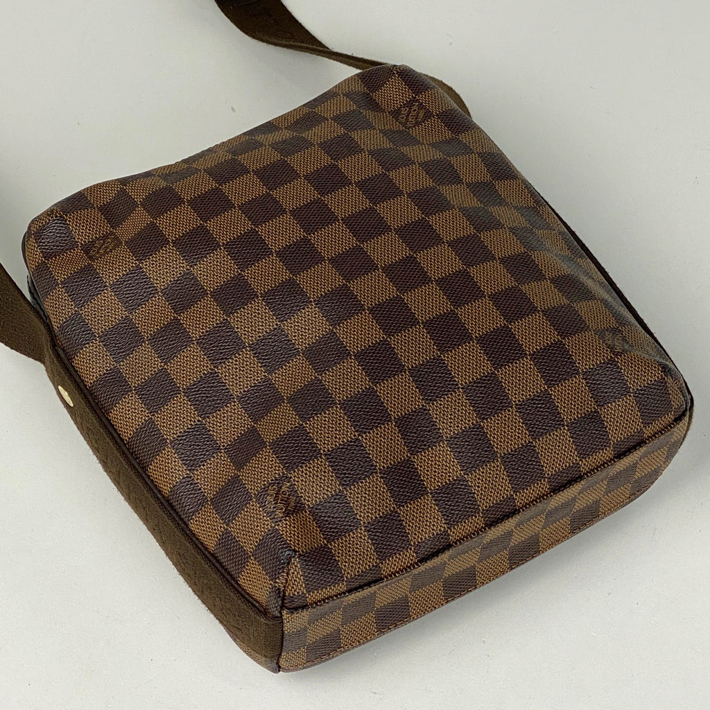 ルイ・ヴィトン トロター ボブール 肩掛け ショルダーバッグ ダミエ ブラウン N41135 レディース 【中古】brbag