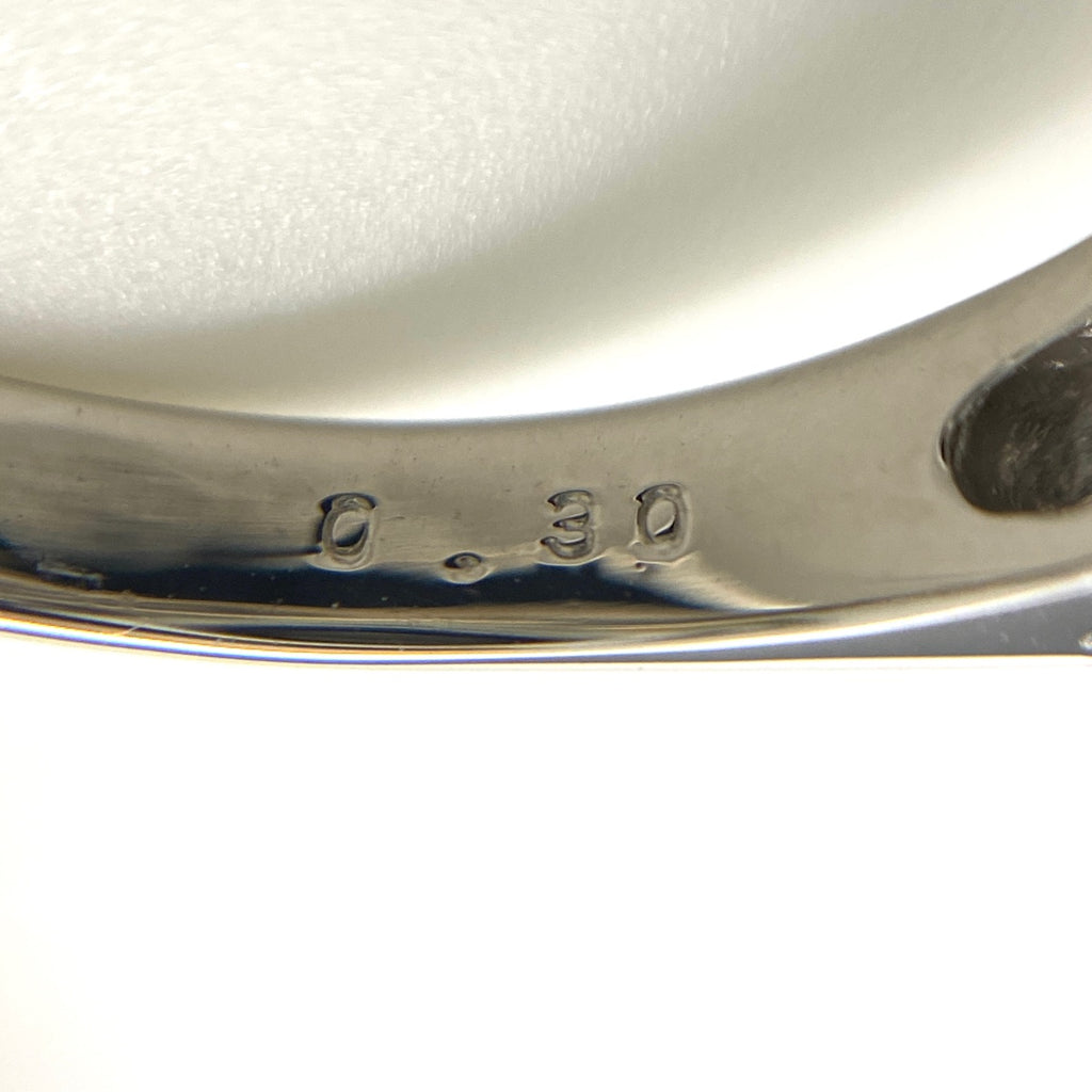 パール デザインリング プラチナ 指輪 メレダイヤ 真珠 リング 12号 Pt900 パール ダイヤモンド レディース 【中古】nbjwl