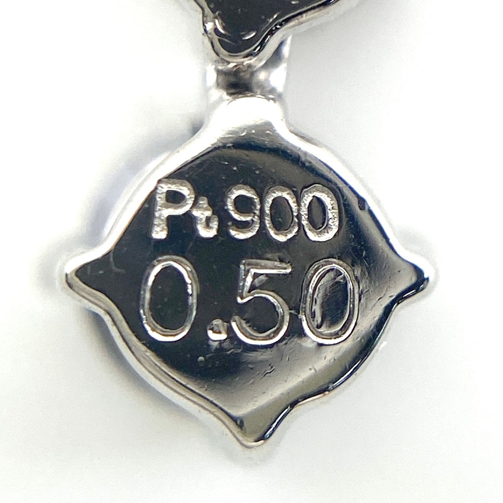 メレダイヤ デザインネックレス プラチナ ペンダント ネックレス Pt900 Pt850 ダイヤモンド レディース 【中古】nbjwl