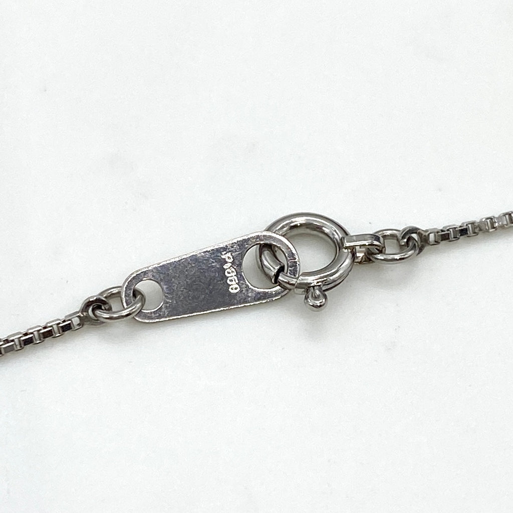 メレダイヤ デザインネックレス プラチナ ペンダント ネックレス Pt900 Pt850 ダイヤモンド レディース 【中古】nbjwl