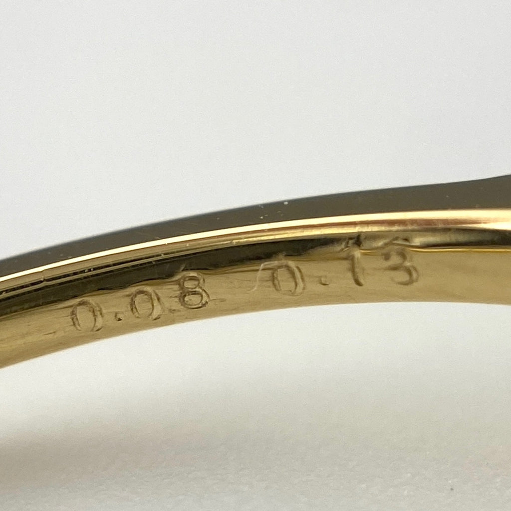 リメイク メレダイヤ デザインリング YG イエローゴールド 指輪 リング 10.5号 K18 ダイヤモンド レディースnbjwl