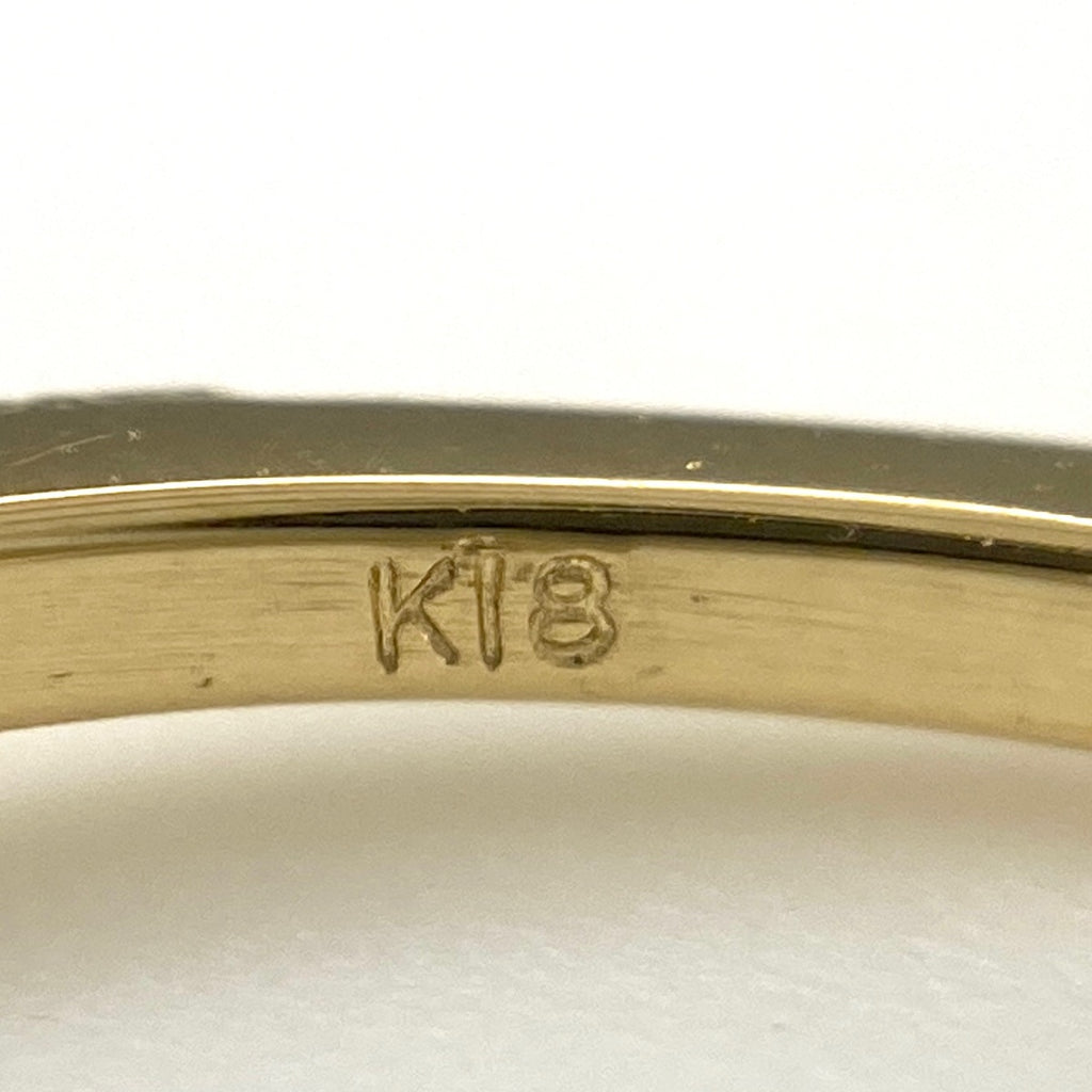 リメイク メレダイヤ デザインリング YG イエローゴールド 指輪 リング 11号 K18 ダイヤモンド レディースnbjwl