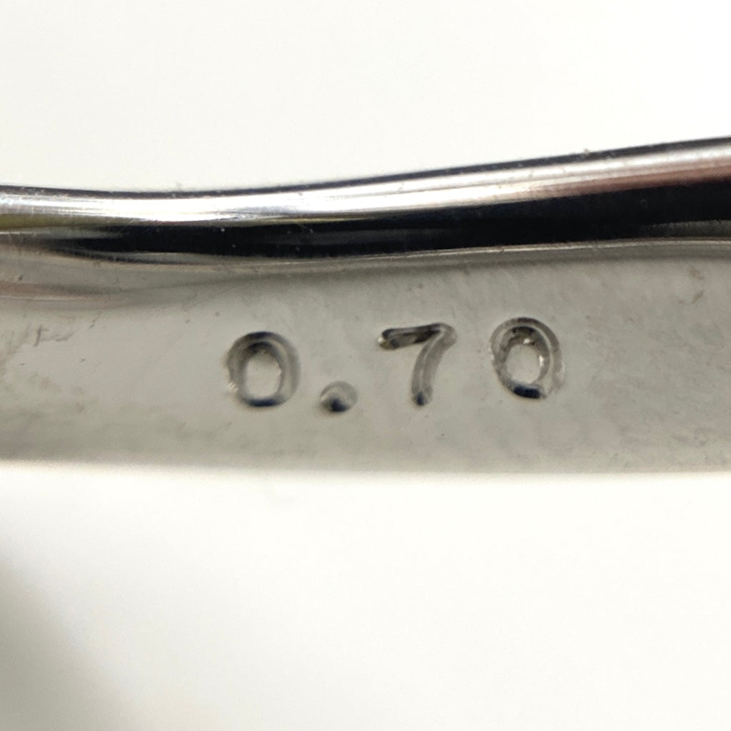 メレダイヤ デザインリング WG ホワイトゴールド 指輪 リング 12号 K18 WG ダイヤモンド レディース 【中古】nbjwl