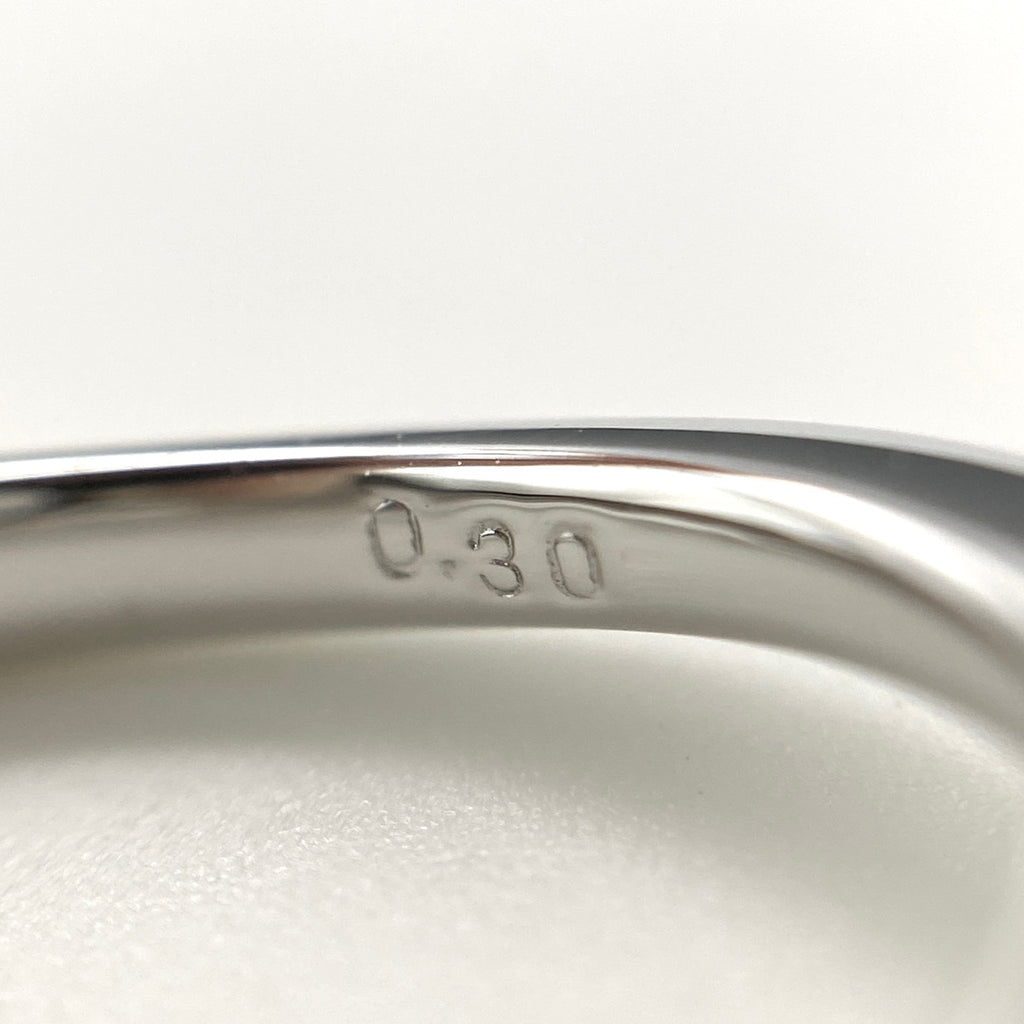 メレダイヤ デザインリング プラチナ 指輪 リング 13号 Pt900 ダイヤモンド レディース 【中古】nbjwl