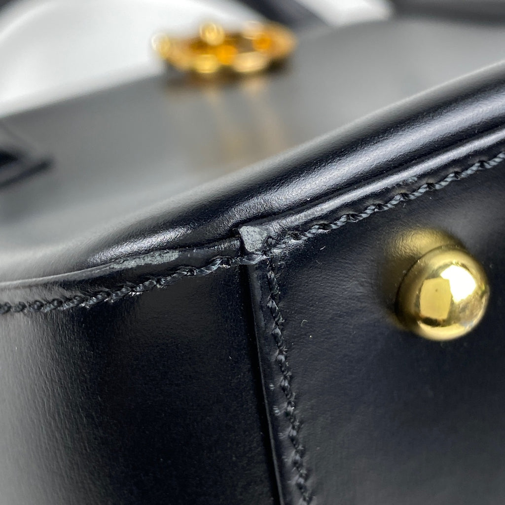 カルティエ パンテール ハンドバッグ ショルダーバッグ ハンドバッグ レザー ブラック レディース 【中古】brbag