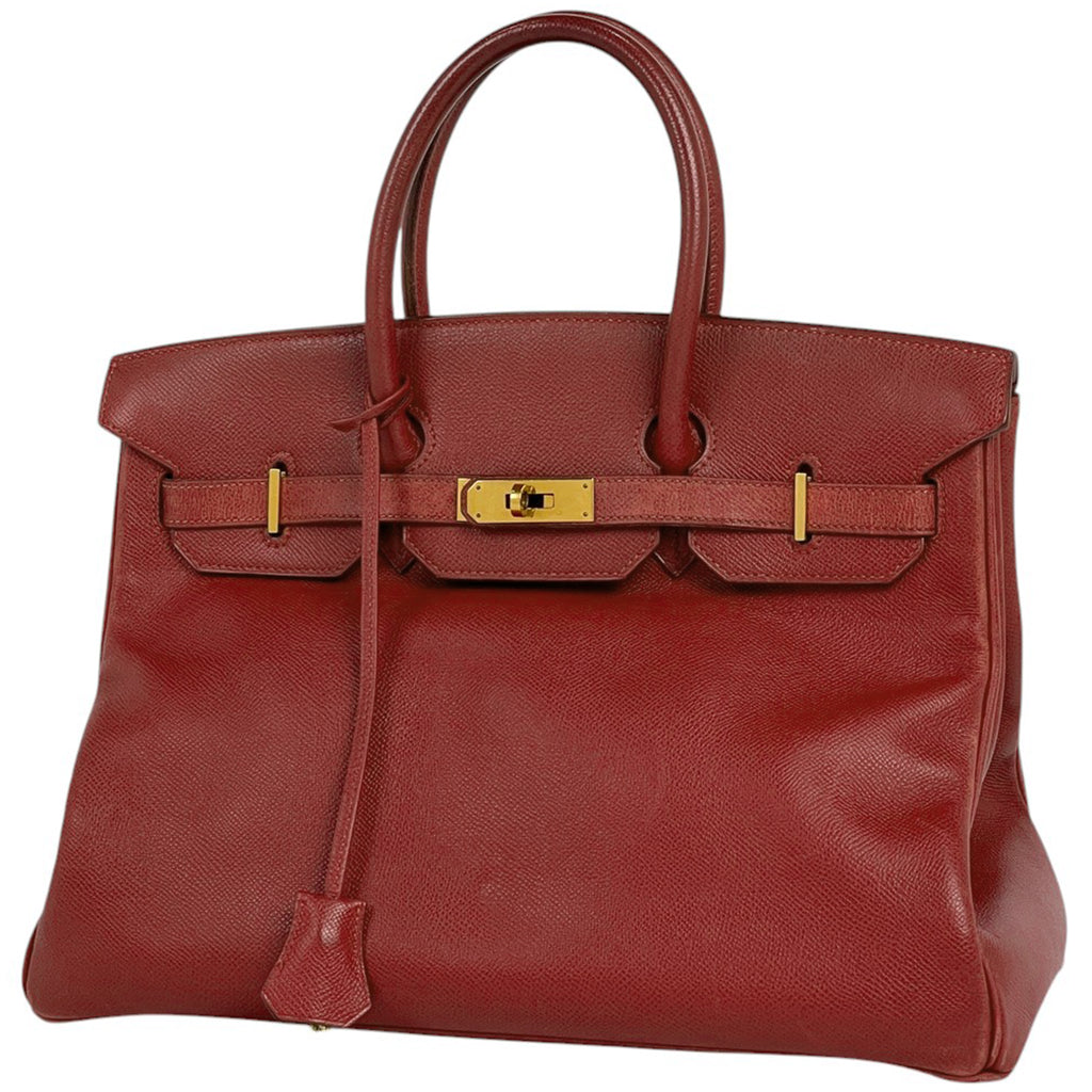エルメス バーキン 35 ハンドバッグ レッド 〇Y レディース 【中古】brbag