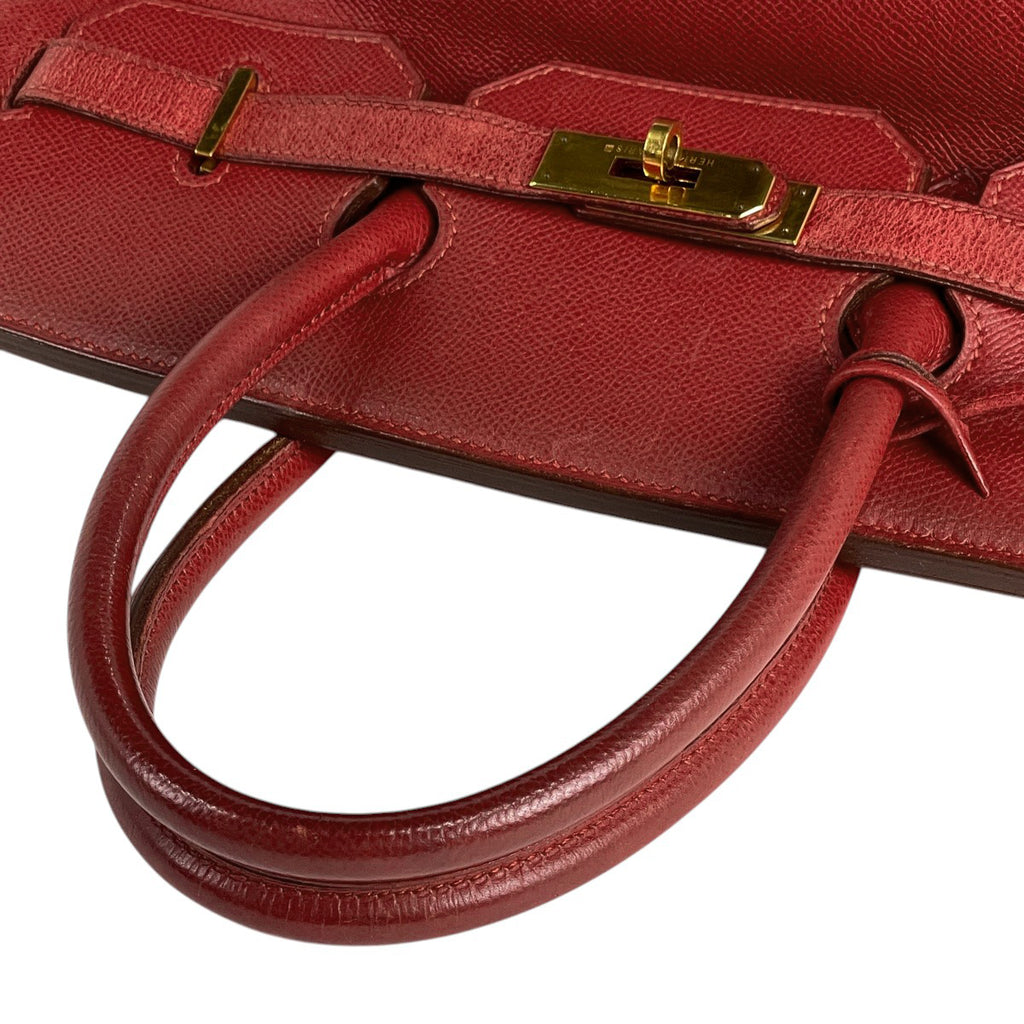 エルメス バーキン 35 ハンドバッグ レッド 〇Y レディース 【中古】brbag