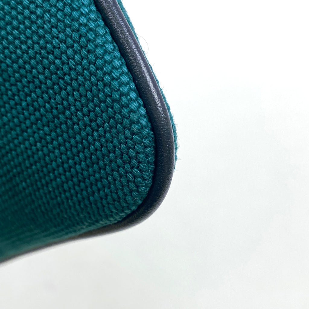 コーチ ロゴ クラッチバッグ ポーチ クラッチバッグ キャンバス ブルー C7948G レディース 【中古】brbag