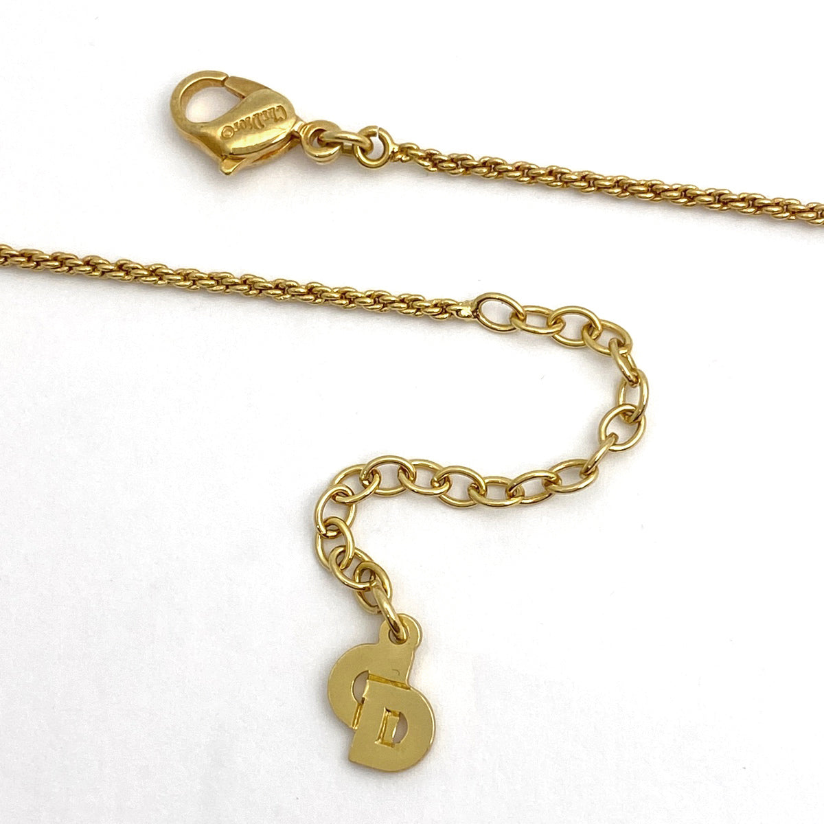 もぐもぐクリスチャンディオール/ネックレス/ラウンド/ロゴ/ バイセル公式】クリスチャンディオール ロゴ ネックレス