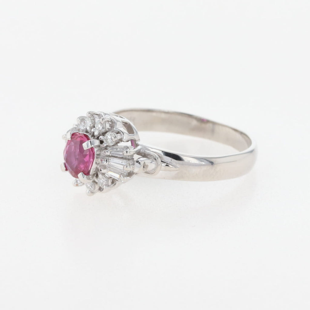 PT900 ルビー リング プラチナ 8号 レディース 【中古】nbjwl