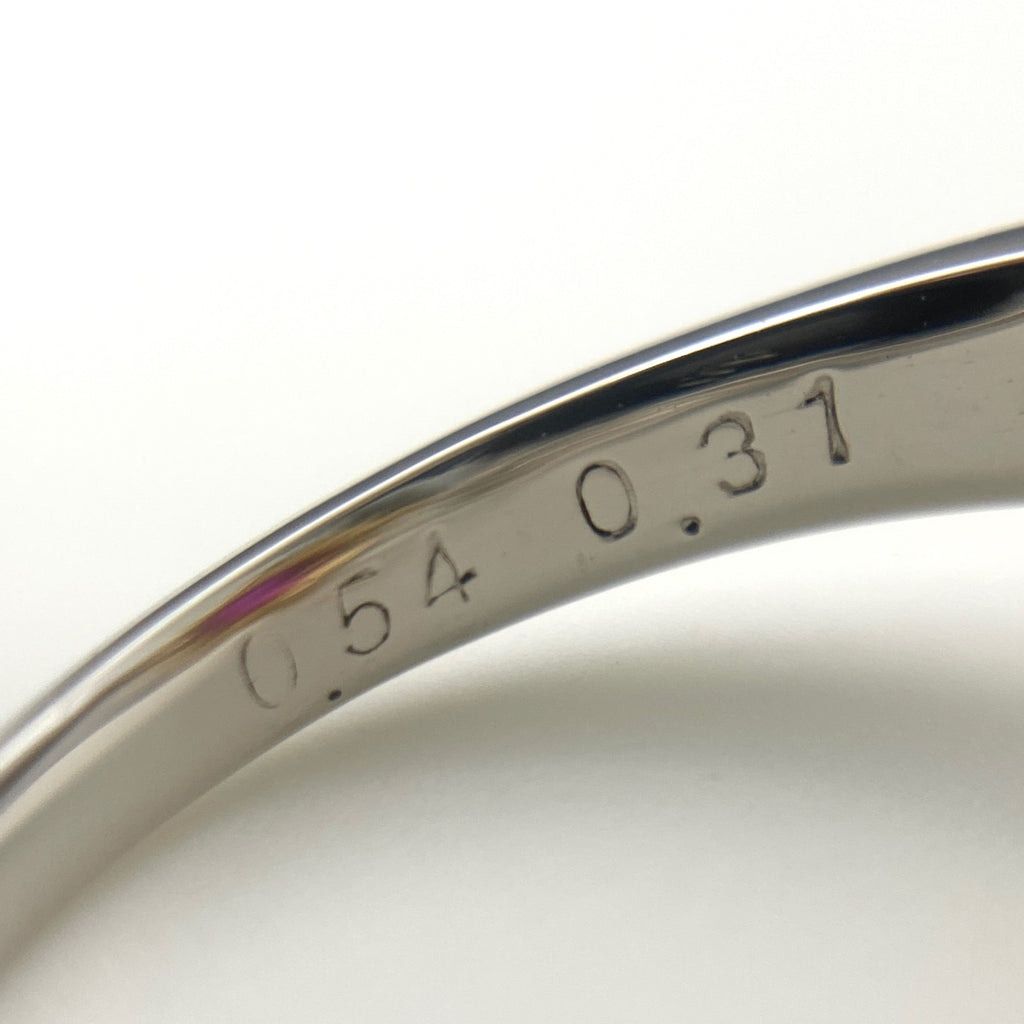 タサキ ルビー デザインリング プラチナ YG イエローゴールド 指輪 メレダイヤ リング 11.5号 Pt900 ルビー ダイヤモンド レディース 【中古】brjwl
