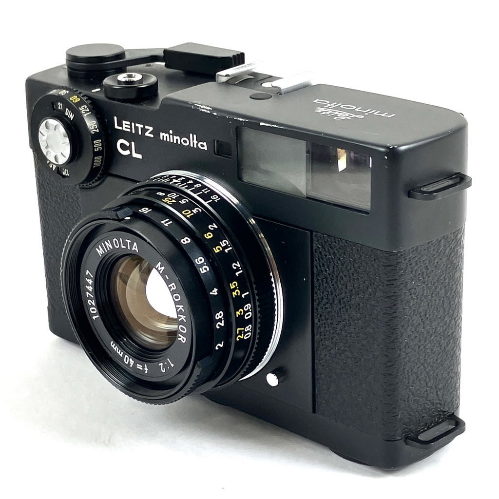 ミノルタ MINOLTA LEITZ CL + M-ROKKOR 40mm F2 ライカ Mマウント フィルム レンジファインダーカメラ 【中古】cambb