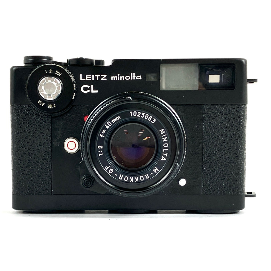ミノルタ MINOLTA LEITZ CL + M-ROKKOR 40mm F2 ライカ Mマウント フィルム レンジファインダーカメラ 【中古】cambb