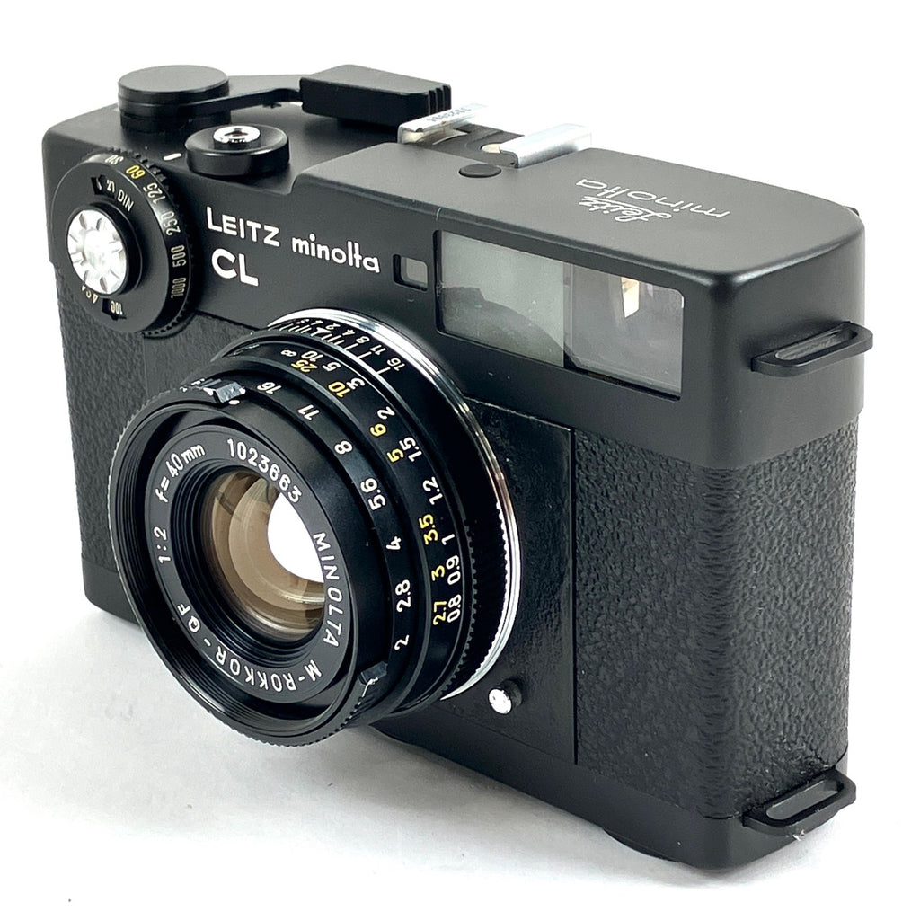 ミノルタ MINOLTA LEITZ CL + M-ROKKOR 40mm F2 ライカ Mマウント フィルム レンジファインダーカメラ 【中古】cambb