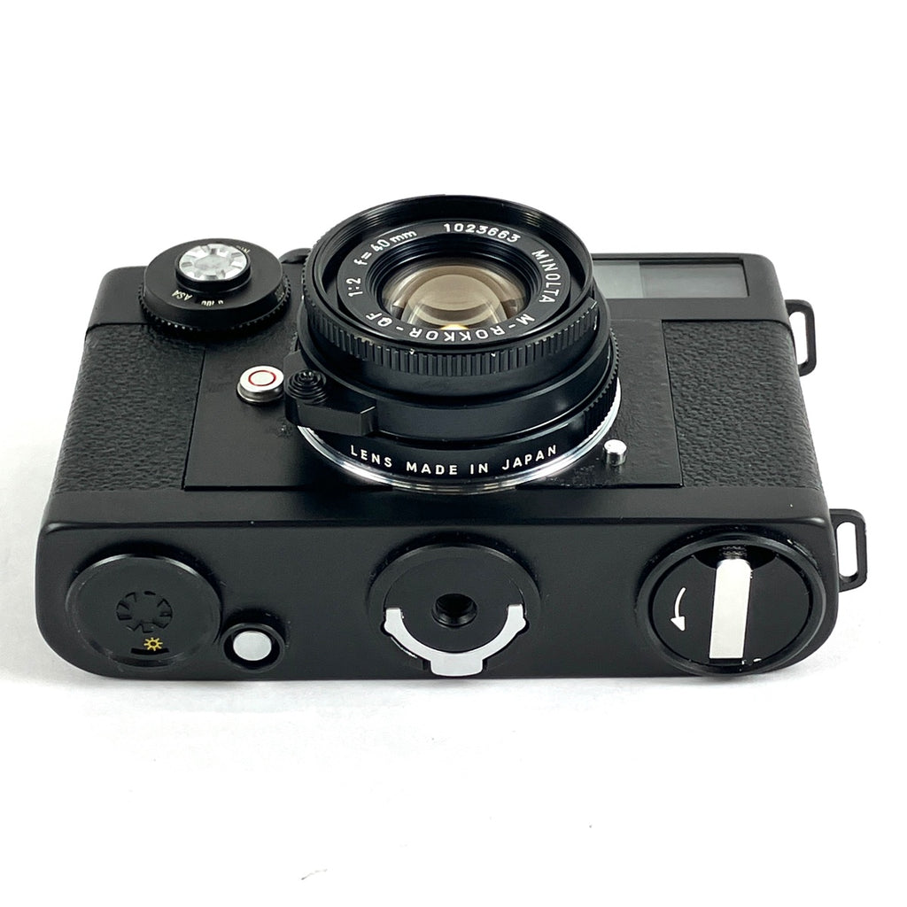 ミノルタ MINOLTA LEITZ CL + M-ROKKOR 40mm F2 ライカ Mマウント フィルム レンジファインダーカメラ 【中古】cambb