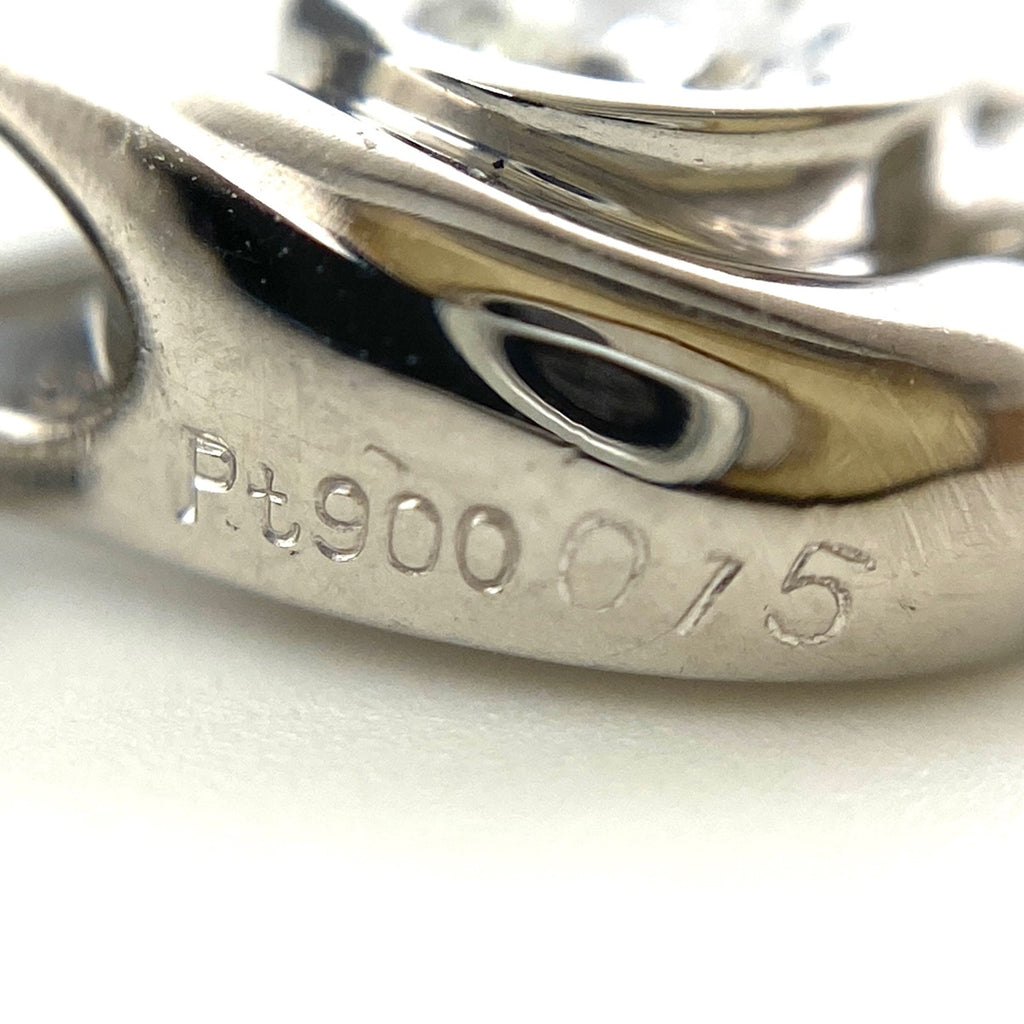 メレダイヤ デザインネックレス プラチナ ペンダント ネックレス Pt900 Pt850 ダイヤモンド レディース 【中古】nbjwl