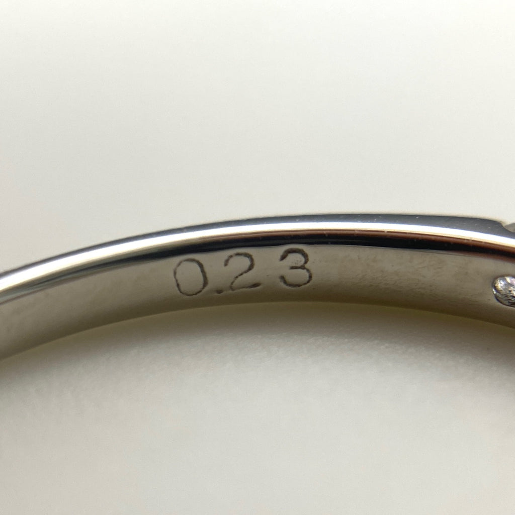 ヴァンドーム青山 メレダイヤ デザインリング プラチナ 指輪 リング 10号 Pt900 ダイヤモンド レディース 【中古】brjwl