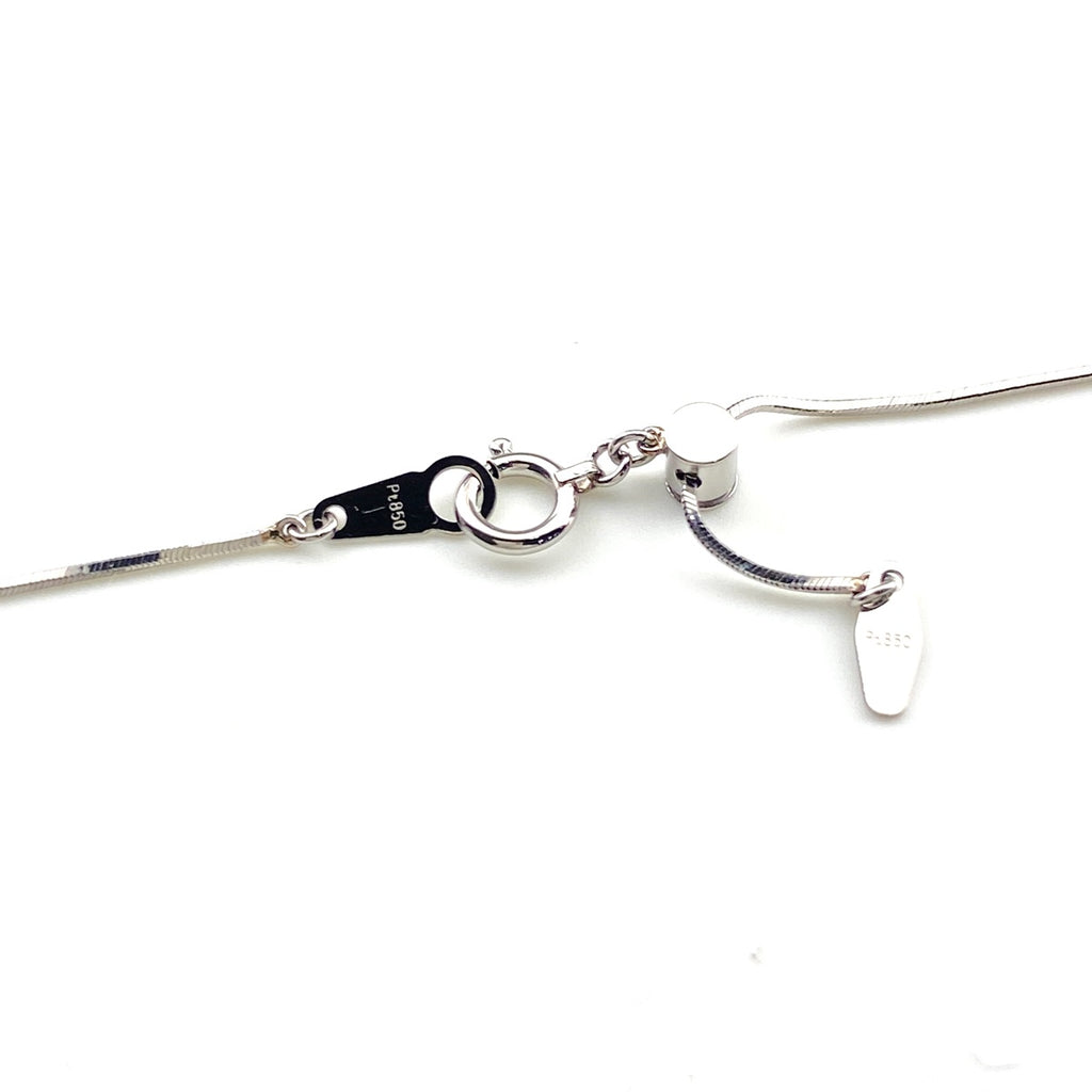 メレダイヤ デザインネックレス プラチナ ペンダント ネックレス Pt900 Pt850 ダイヤモンド レディース 【中古】nbjwl