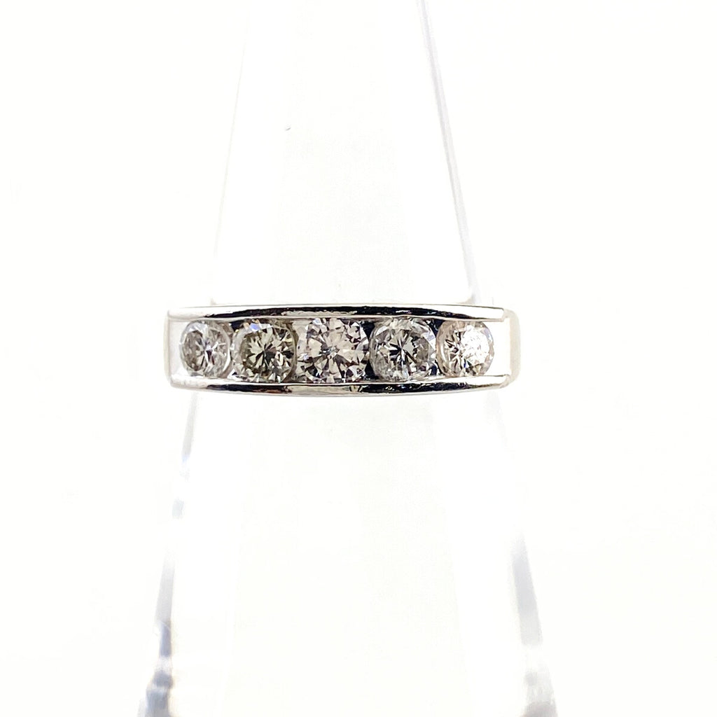 メレダイヤ デザインリング プラチナ 指輪 リング 10.5号 Pt900 ダイヤモンド レディース 【中古】nbjwl