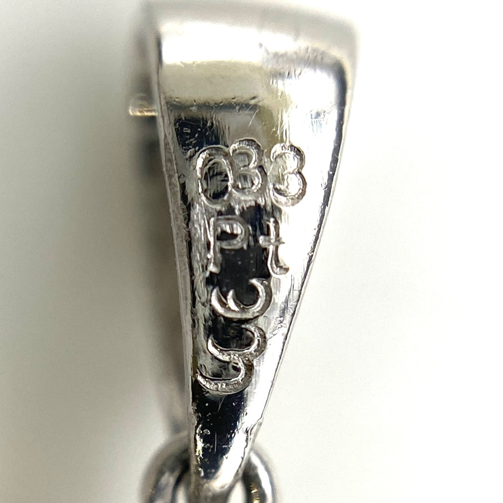 フラワーモチーフ ペンダントトップ プラチナ メレダイヤ 花 ペンダントトップ Pt900 ダイヤモンド レディース 【中古】nbjwl
