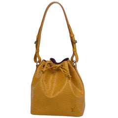 ルイ・ヴィトン プチノエ 巾着型 肩掛け ショルダーバッグ エピ タッシリイエロー M44109 レディース 【中古】brbag