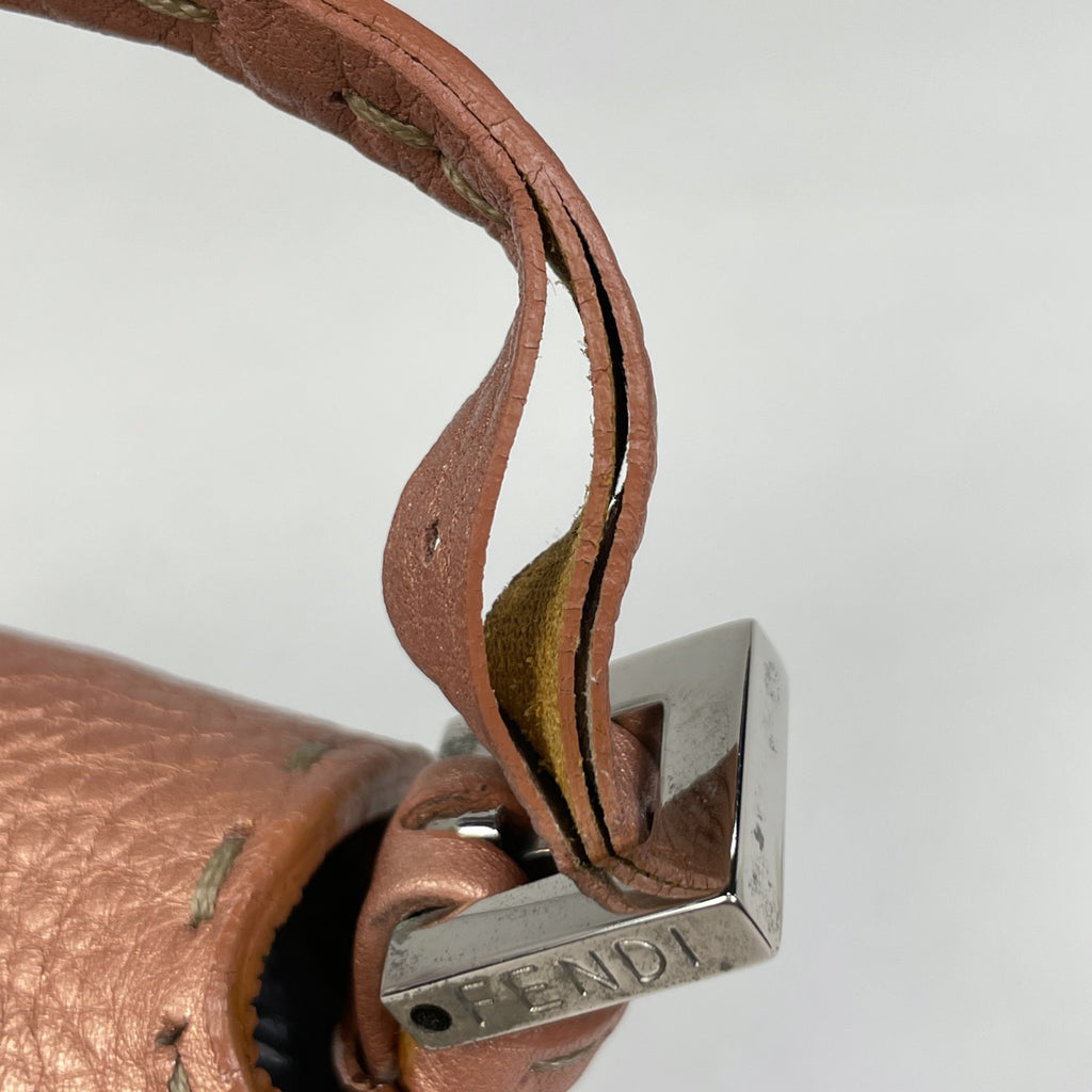 フェンディ セレリア ショルダーバッグ マンマバゲット ワンショルダー ズッカロゴ ショルダーバッグ レザー ピンク 8BR185 【中古】brbag