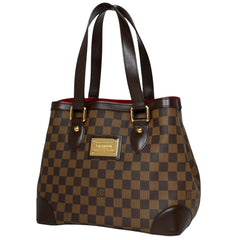 ルイ・ヴィトン ハムステッド PM ショルダーバッグ トートバッグ ダミエ ブラウン N51205 レディース 【中古】brbag
