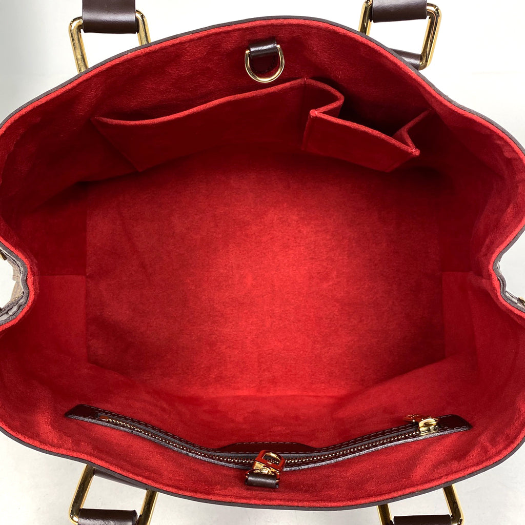 ルイ・ヴィトン ハムステッド PM ショルダーバッグ トートバッグ ダミエ ブラウン N51205 レディース 【中古】brbag