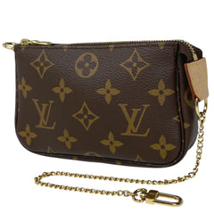 ルイ・ヴィトン ミニ ポシェット アクセソワール 2WAY ショルダーバッグ アクセサリーポーチ モノグラム ブラウン M82510 レディース 【中古】brbag