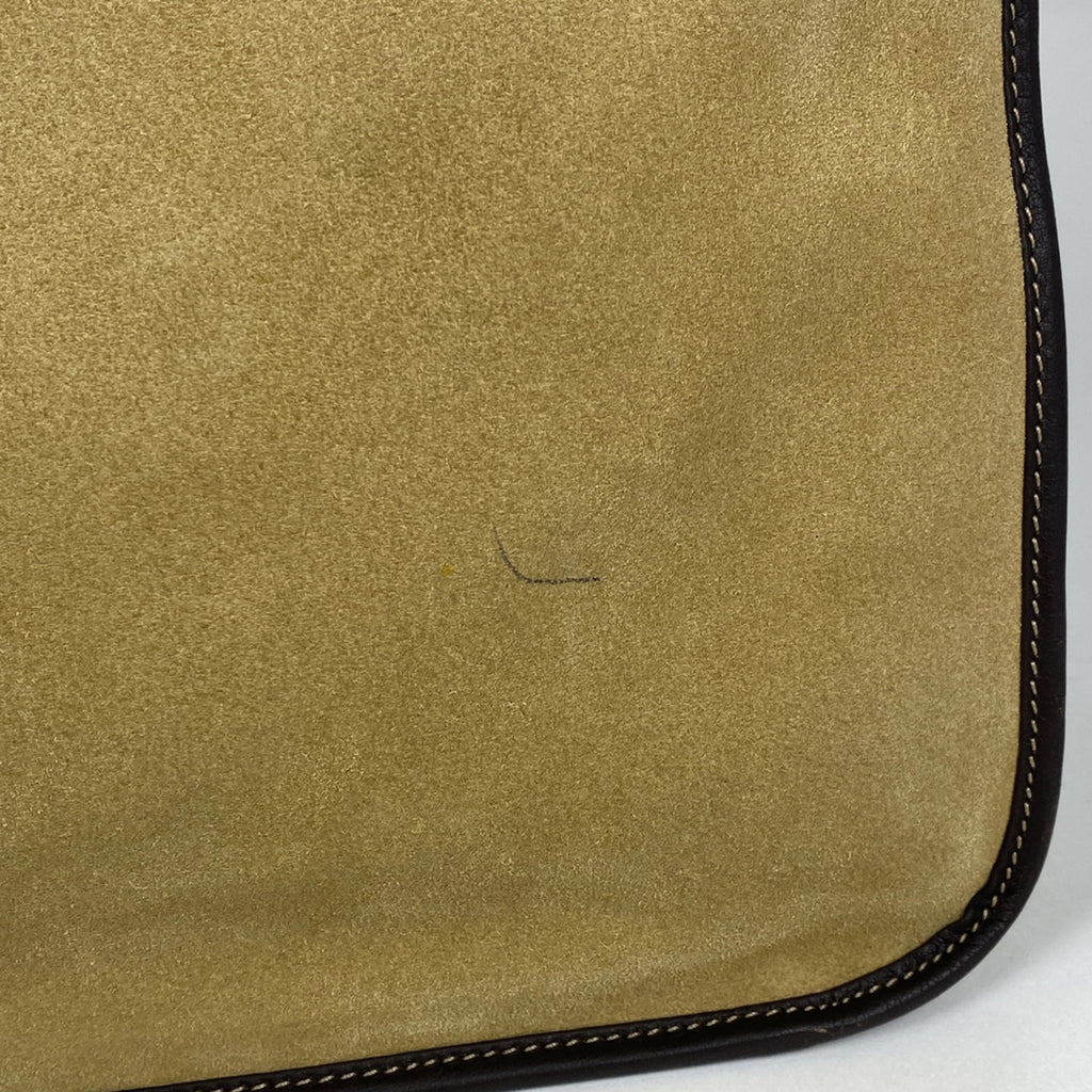 ロエベ アナグラム ハンドバッグ  スエード ブラウン レディース 【中古】brbag