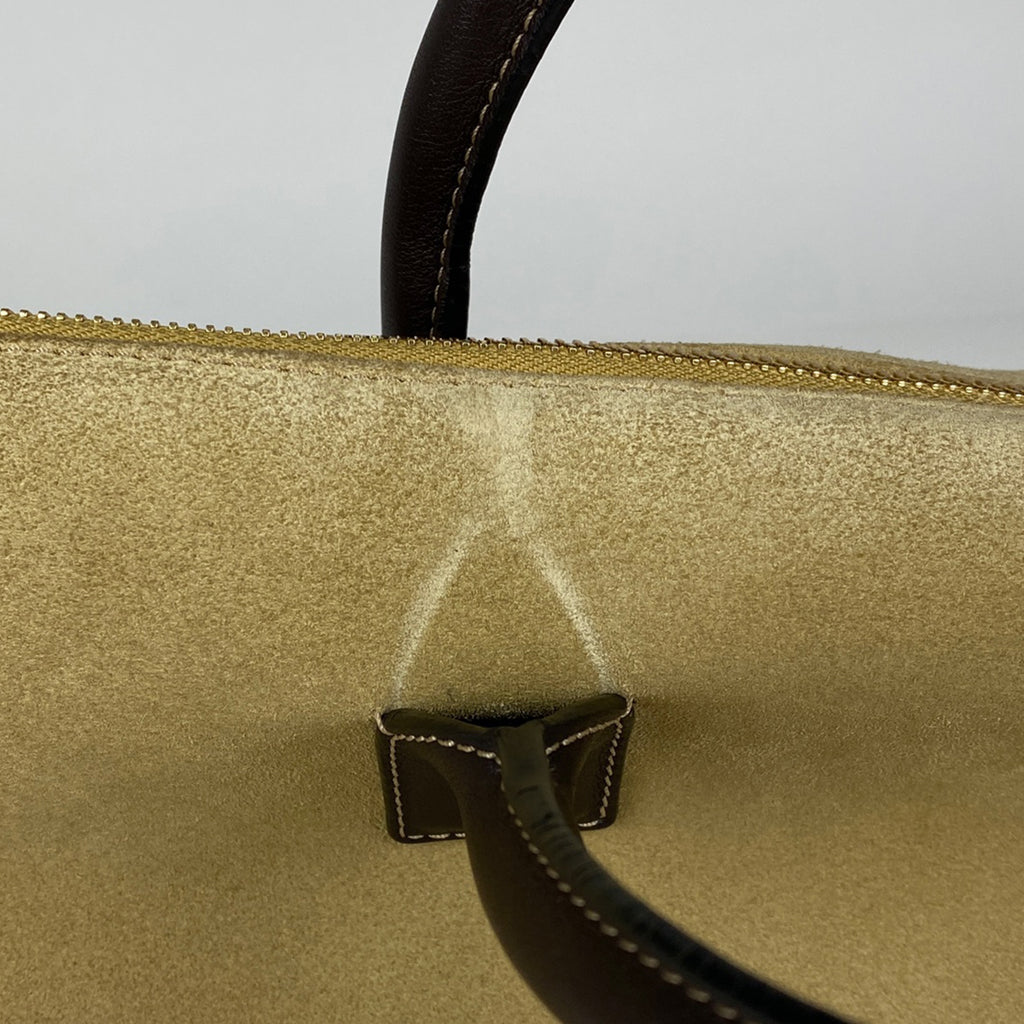 ロエベ アナグラム ハンドバッグ  スエード ブラウン レディース 【中古】brbag