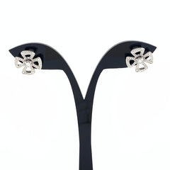 ブルガリ フィオレヴァー ピアス メレダイヤ ピアス 750 ダイヤモンド レディース 【中古】brjwl