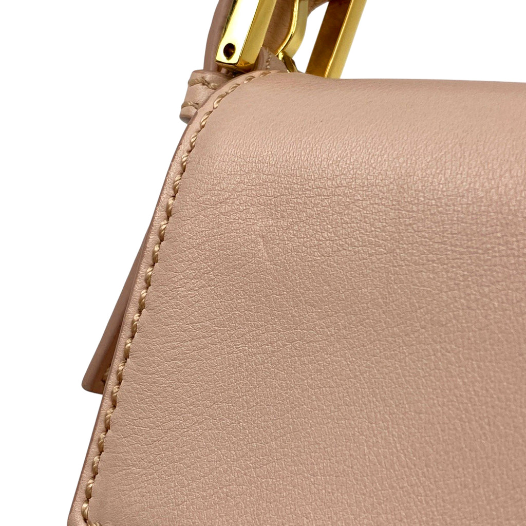 フェンディ ズッカロゴ マンマバゲット 2WAY ショルダーバッグ ハンドバッグ レザー ピンク 8BR600 レディース 【中古】brbag