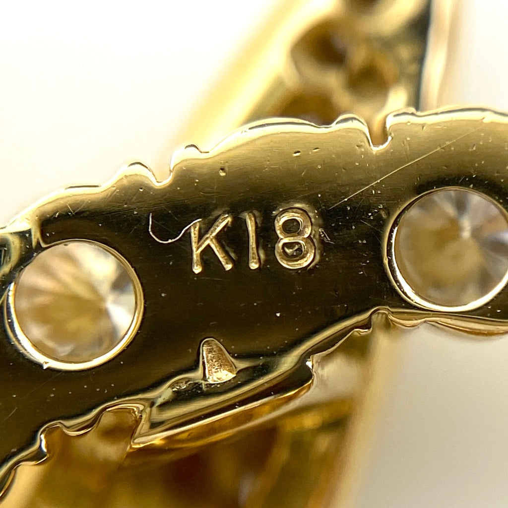 レディース ネックレス ダイヤモンド イエローゴールド K18 中古 nbjwl