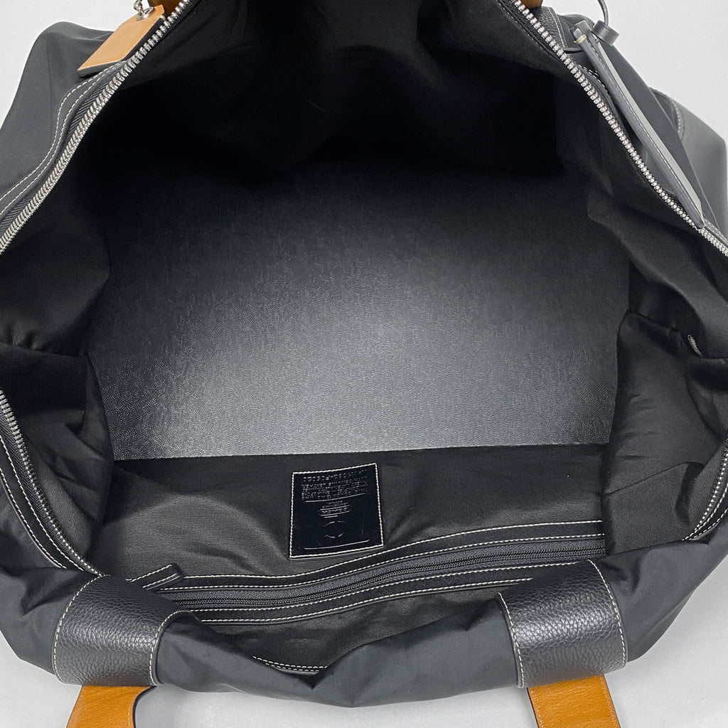 コーチ ロゴ ボストンバッグ 2WAY ショルダーバッグ ボストンバッグ ナイロン ブラック F05020 レディース 【中古】brbag