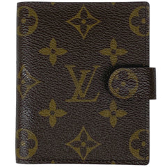 ルイ・ヴィトン アジェンダ ミニ システム手帳 カードケース 手帳・ブックカバー モノグラム ブラウン R20007 レディース 【中古】brbag
