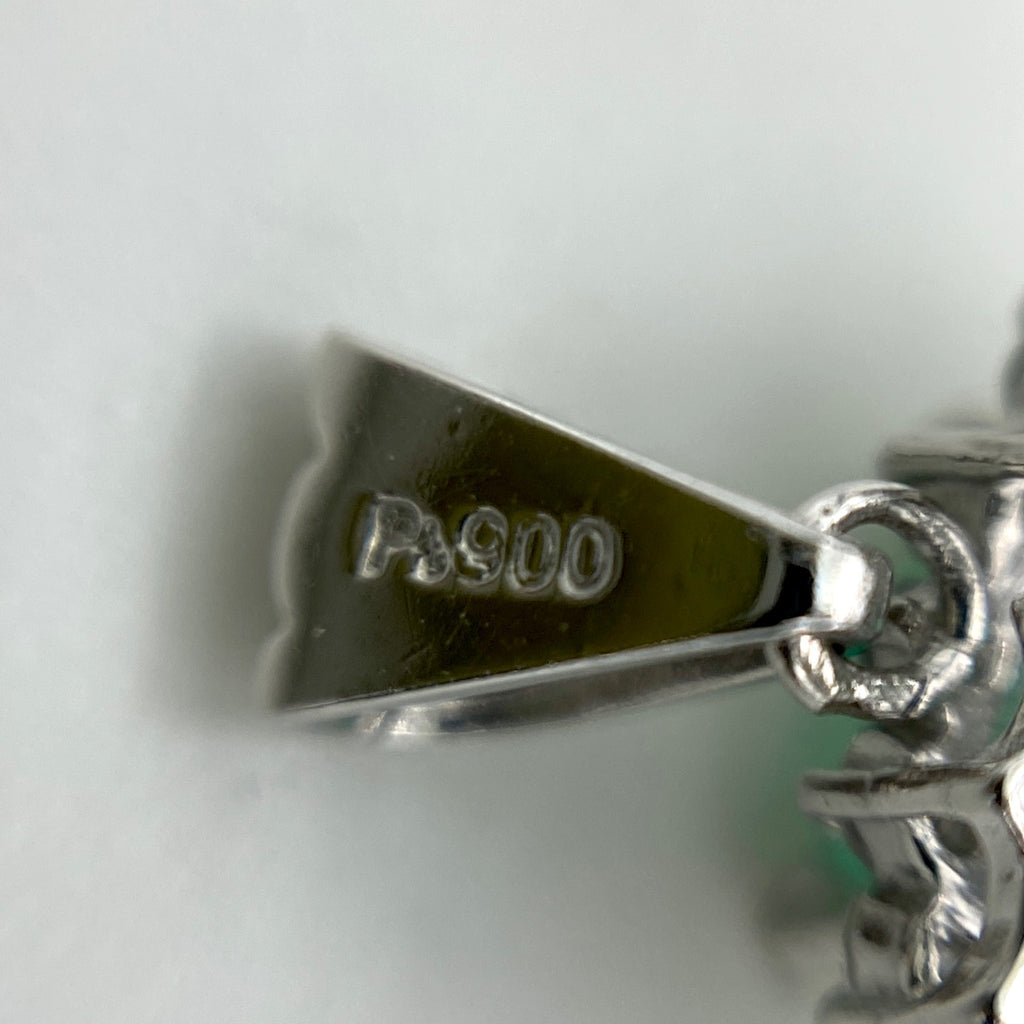 PT900 エメラルド ペンダントトップ 1.07CT レディース 中古 nbjwl