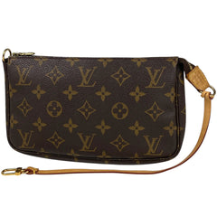 ルイ・ヴィトン ポシェット アクセソワール メイク コスメ アクセサリーポーチ モノグラム ブラウン M51980 レディース 【中古】brbag