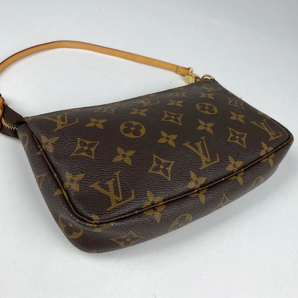 ルイ・ヴィトン ポシェット アクセソワール メイク コスメ アクセサリーポーチ モノグラム ブラウン M51980 レディース 【中古】brbag