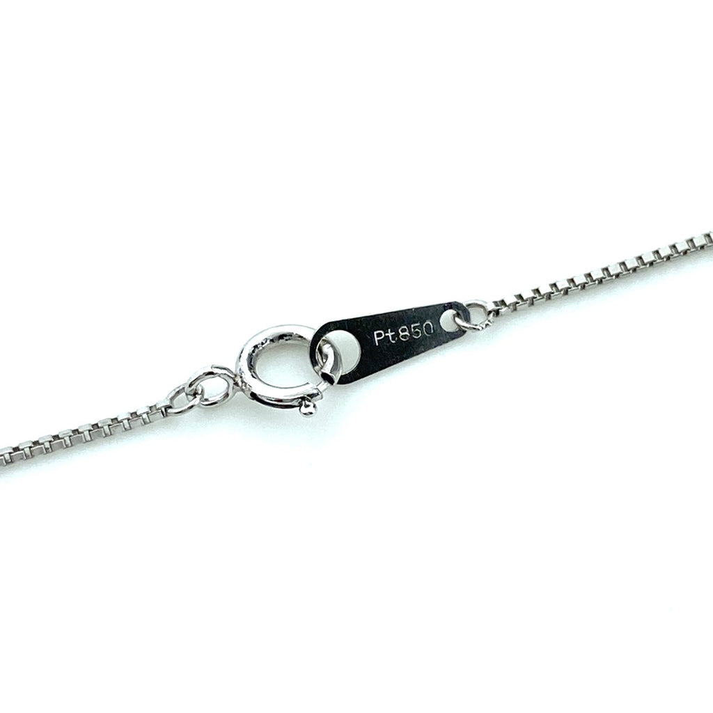 メレダイヤ デザインネックレス プラチナ ペンダント ネックレス Pt900 Pt850 ダイヤモンド レディース 【中古】nbjwl