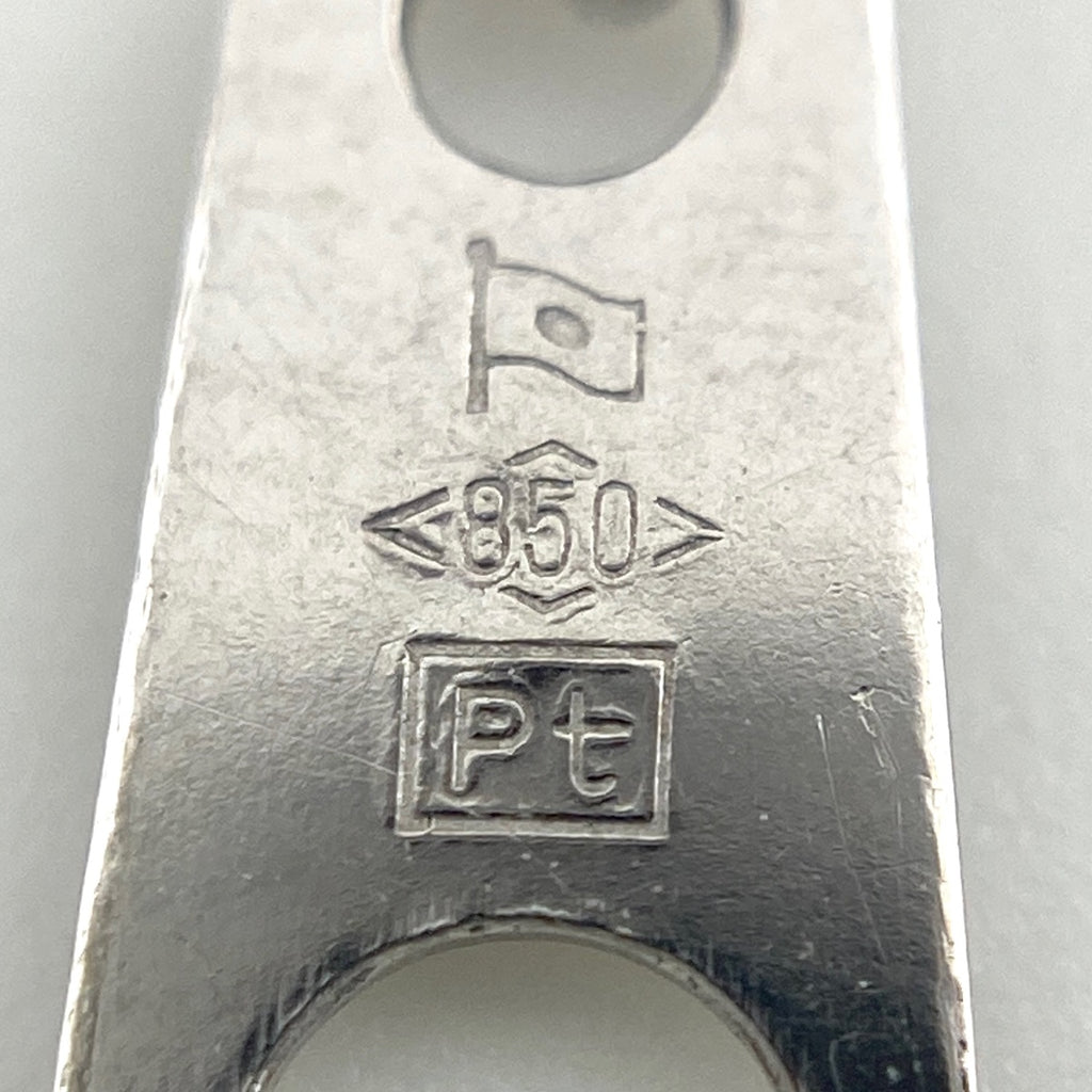 ダイヤモンド デザインネックレス プラチナ ペンダント ネックレス Pt850 ダイヤモンド レディース 【中古】nbjwl