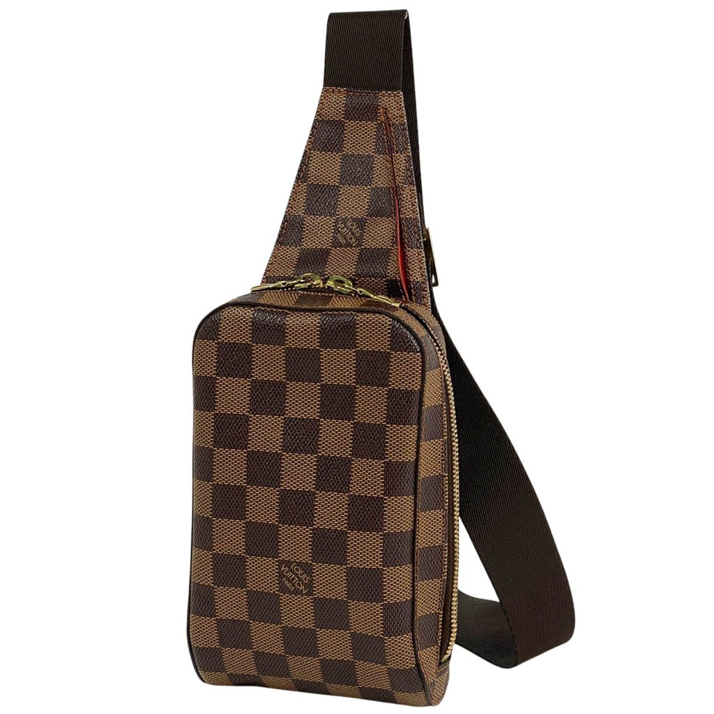 ルイ・ヴィトン ジェロニモス ウエストバッグ ショルダーバッグ ボディバッグ ダミエ ブラウン N51994 レディース 【中古】brbag