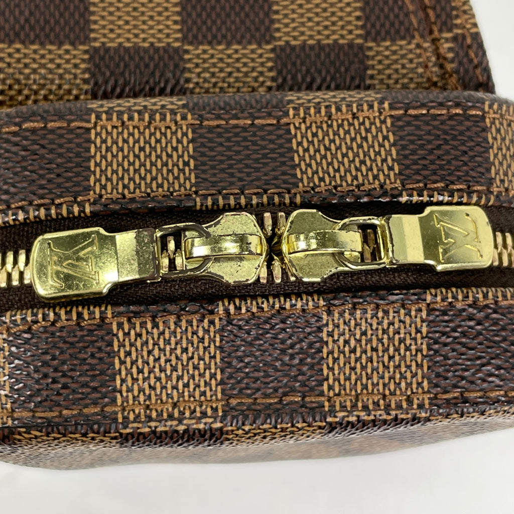 ルイ・ヴィトン ジェロニモス ウエストバッグ ショルダーバッグ ボディバッグ ダミエ ブラウン N51994 レディース 【中古】brbag