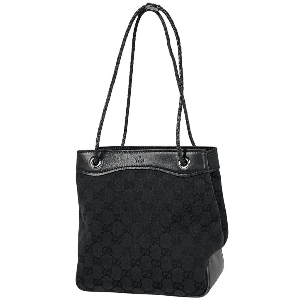 グッチ GG柄 トートバッグ ショルダーバッグ トートバッグ GGキャンバス ブラック 109143 レディース 【中古】brbag